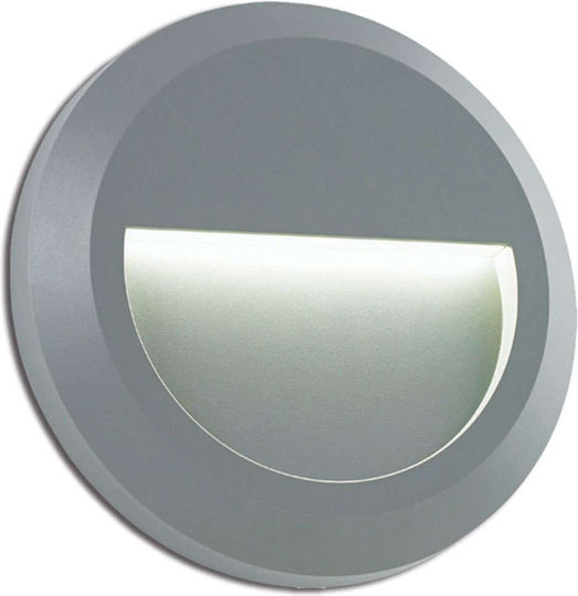 Aca Wall-Mounted Outdoor Ceiling Light LED IP65 2W with Warm White Light