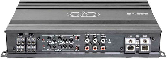 DD Audio Ενισχυτής Αυτοκινήτου D4.200 4 Καναλιών