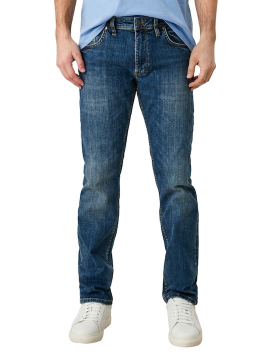 Men's Jeans Pants Elastic with Regular Fit Blue