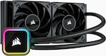 Corsair iCUE H115i RGB Elite Răcire cu Apă pentru Procesor Ventilator dublu 140mm pentru Socket AM4/AM5/1700/1200/115x