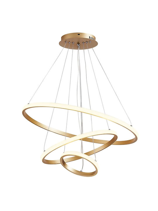 Powertech Pendant Lamp with Built-in LED Gold