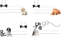 Notebook Labels Cuties Puppies 16pcs