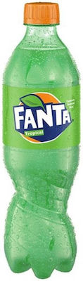 Fanta Tropical Erfrischungsgetränk mit Karbonat in Flasche 1x500ml