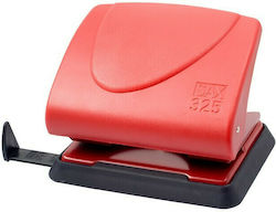 Sax 325 Paper 2-Hole Puncher with Guide for 25 Sheets