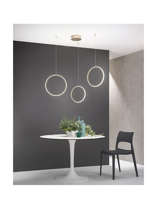 Ondaluce Circus Pendant Light Gold 40cm