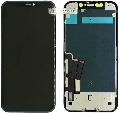 RJ+ Type A+ Mobile Phone Screen Replacement with Touch Mechanism for iPhone 11 (Black)