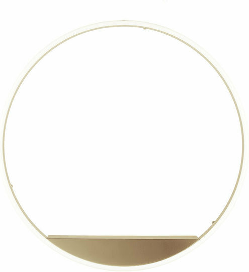 Ondaluce Minus Deckenleuchte 80cm Gold mit Integrierter LED