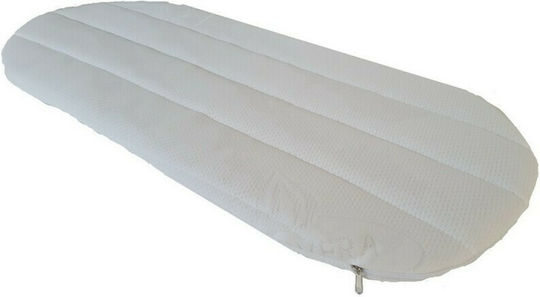 Sleepn'Life Mattress Moses Basket / Carry Cot White with Coconut Fiber 37cmx75cmx3cm