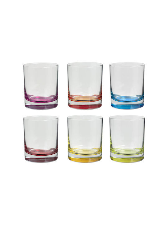 Colori Eau Σετ Ποτήρια Ουίσκι από Γυαλί 305ml 6τμχ