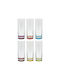 Colori Eau Set de Pahare pentru apa din Sticlă 315ml 6buc