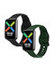 KWmobile 2-Pack Каишка Силикон Black / Dark Green (Oppo Free) 58875.02