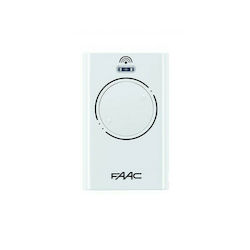 Faac XT 433 Weißes Garagentor-Fernbedienung Rollender Frequenzprogrammierung Faac XT 433 Weißes Garagentor-Fernbedienung Rollender Frequenzprogrammierung