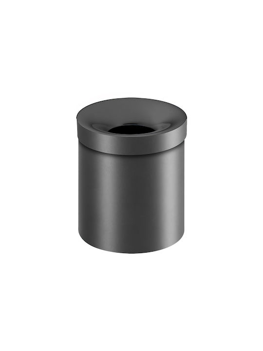 Sanco Металик Кошче за офисни отпадъци 5лт Antracite Grained 20.5x20.5x24.5см