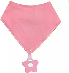 Morven Bandana from 100% Cotton with Button Pink