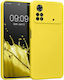 KWmobile Rubberized Back Cover Silicone Radiant Yellow (Poco X4 Pro 5G)
