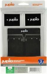 Jupio Double Battery Charger Compatible with Fujifilm & 2x NP-W126S Battery Kit