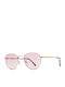 Volcom Happening Damen Sonnenbrille mit Metall Gestell Gloss Gold / Pink VE0180111