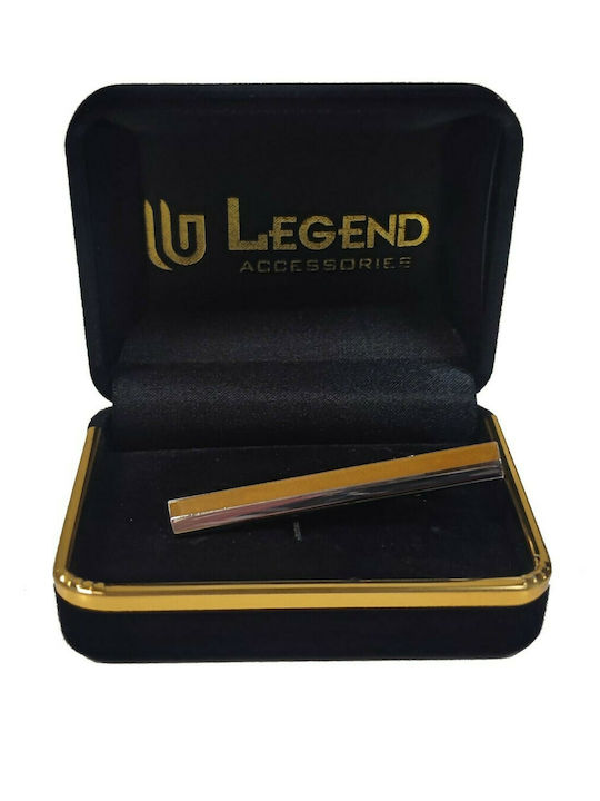 Legend Accessories Legend Clip Γραβάτας από Ασήμι