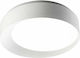 Ondaluce Lira Ceiling Mount Light 80cm White with Integrated LED