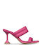 Leder Sandalen Fuchsie