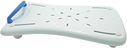 SuperOrtho Κάθισμα Μπάνιου Ενισχυμένο έως 150kg με Λαβή 70x35cm Μπλε SAN154