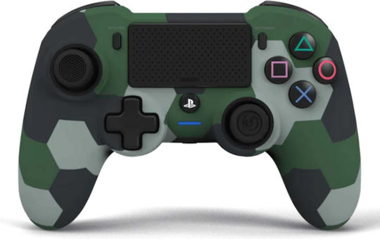 Nacon Asymetric Ενσύρματο Gamepad για PS4 Camo Green