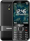 MaxCom MM334 Single SIM Mobile Phone with Buttons Black