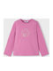 Kinderhemd Langarm Rosa Basic