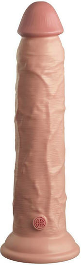 King Cock Dual Density Ρεαλιστικό Dildo με Βεντούζα Nude 23cm