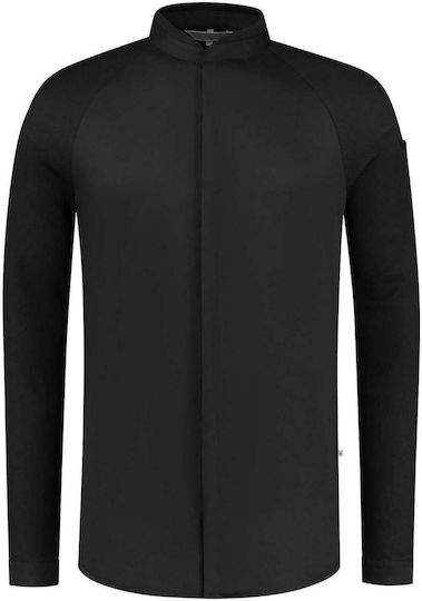 Le Nouveau Chef Mantel Koch Herren Schwarz mit Langärmelig Romain