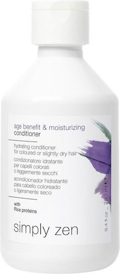Simply Zen Simply Zen Age Benefit & Moisturizing Conditioner Ενυδάτωσης για Όλους τους Τύπους Μαλλιών 250ml