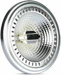 V-TAC LED Lampen für Fassung GU10 und Form AR111 Kühles Weiß 1297lm Dimmbar 1Stück