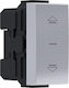 Aca Modys Knopf Rolltor in Silber Farbe 1010131...