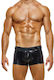 Modus Vivendi Latex Bottomless Boxer Black