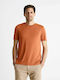 Celio Herren T-Shirt Kurzarm Orange