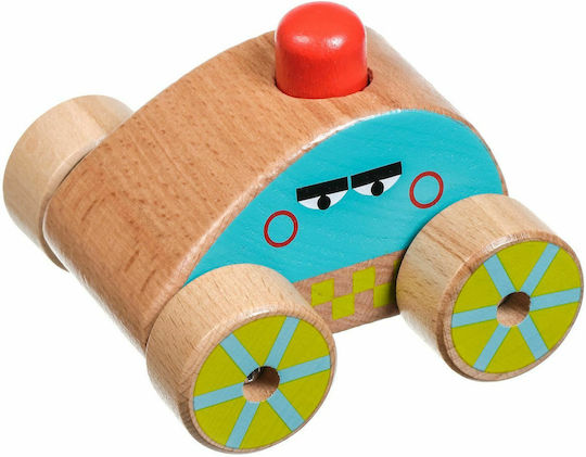 Lucy & Leo Fahrzeug Auto mit Hupe aus Holz mit Sounds für 36++ Monate