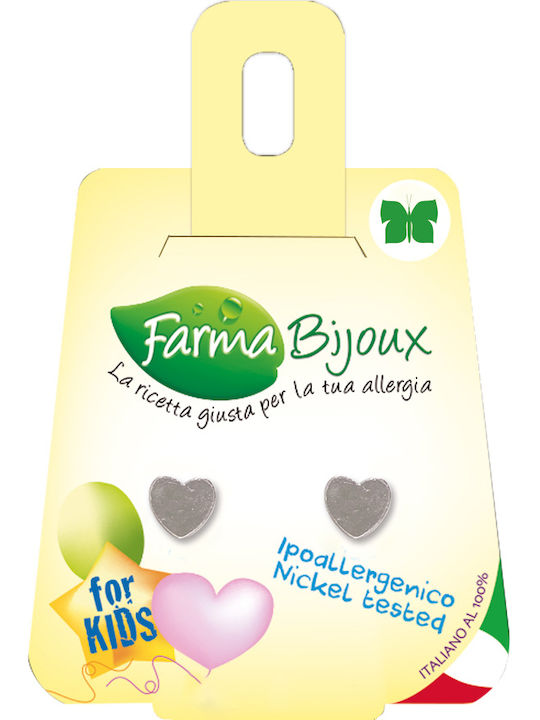 Farma Bijoux Hypoallergenic Studs Kids Earrings Hearts