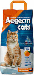 Aegean A4-52002 Katzenstreu Feinkörnig mit Duftstoff Orange 5kg 033615