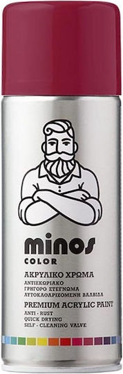 Minos Spray Спрей Боядисване Акрилен Червено лилаво RAL 3004 400мл