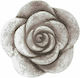 Art et Lumiere Dekoratives Blume aus Stein 14x14x5cm 1Stück