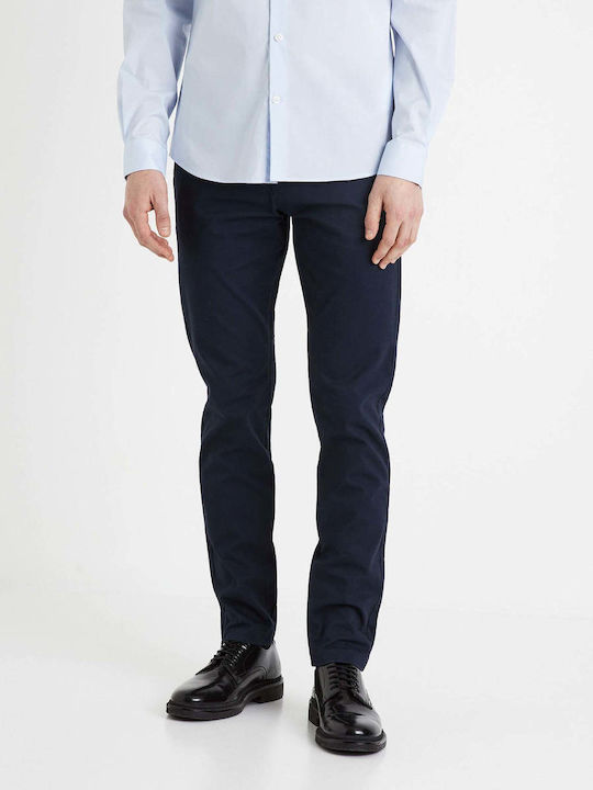 CELIO Men's chinos chinos TOCHARLES TOCHARLES - BLUE