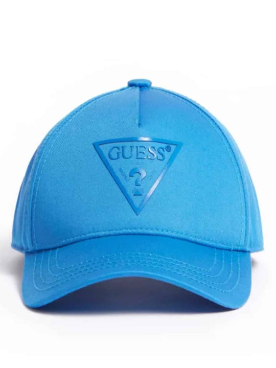 Guess Kids' Hat Jockey Fabric Arian Baseball Light Blue