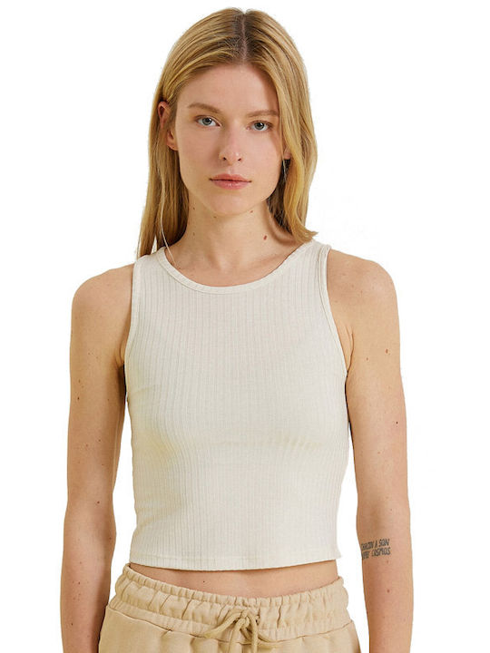 Ribbed Tanktop CG-035 Ecru