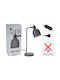 Office Lamp for Socket E14 in Gray Color