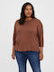 Vero Moda Women's Blouse Long Sleeve Brown