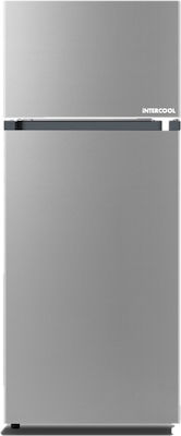 Intercool SDC-200S/TM Double Door Refrigerator 206lt H143.4xW55xD54.2cm Gray