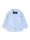Kids One Color Shirt Long Sleeve Light Blue Ecofriends