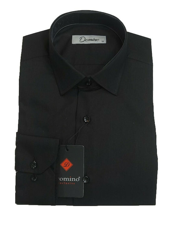 Domino Shirt Black