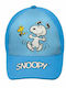 Stamion Kids' Hat Jockey Fabric Snoopy Light Blue