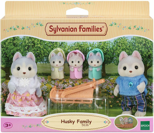 Epoch Toys Husky Family Sylvanian Families For 3+ Years (Miscellaneous Designs)